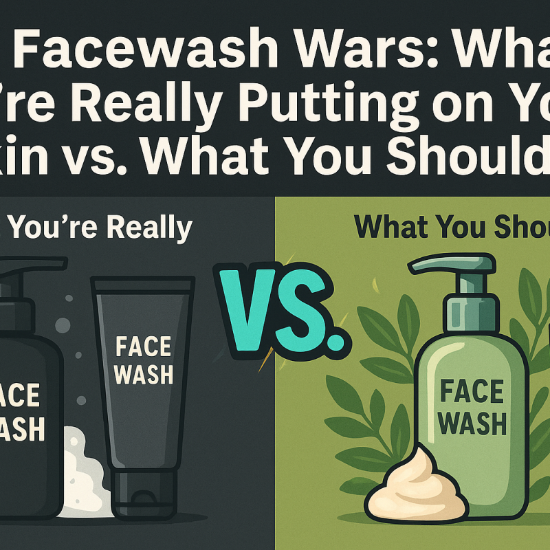 ⚔️ Facewash Wars: What You’re Really Putting on Your Skin vs. What You Should Be